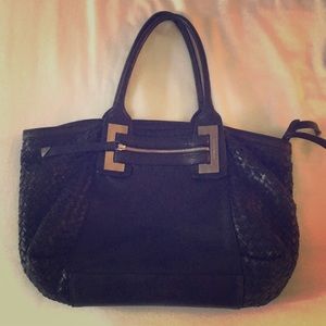 Black handbag